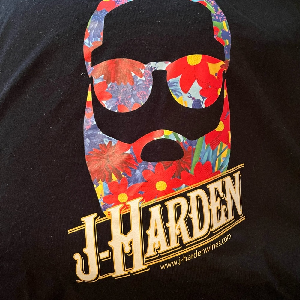 James Harden wine Promo t-shirt 
XL and 2XL, new, 
never worn